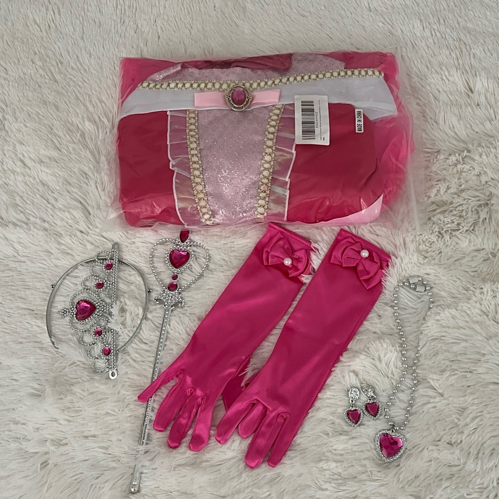 Girls Princess Aurora Dress-up Set